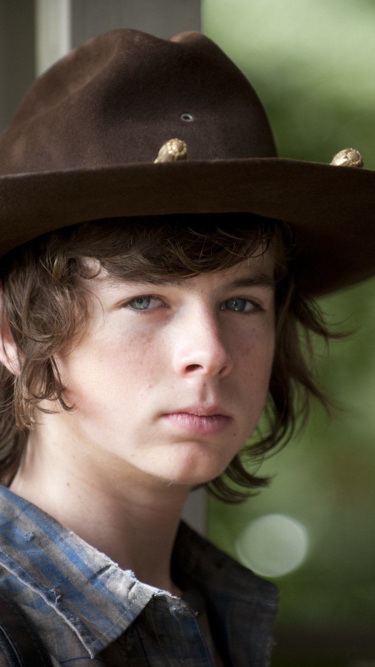 TV Show The Walking Dead, Chandler Riggs, Carl Grimes, 750x1334, Phone HD Wallpaper