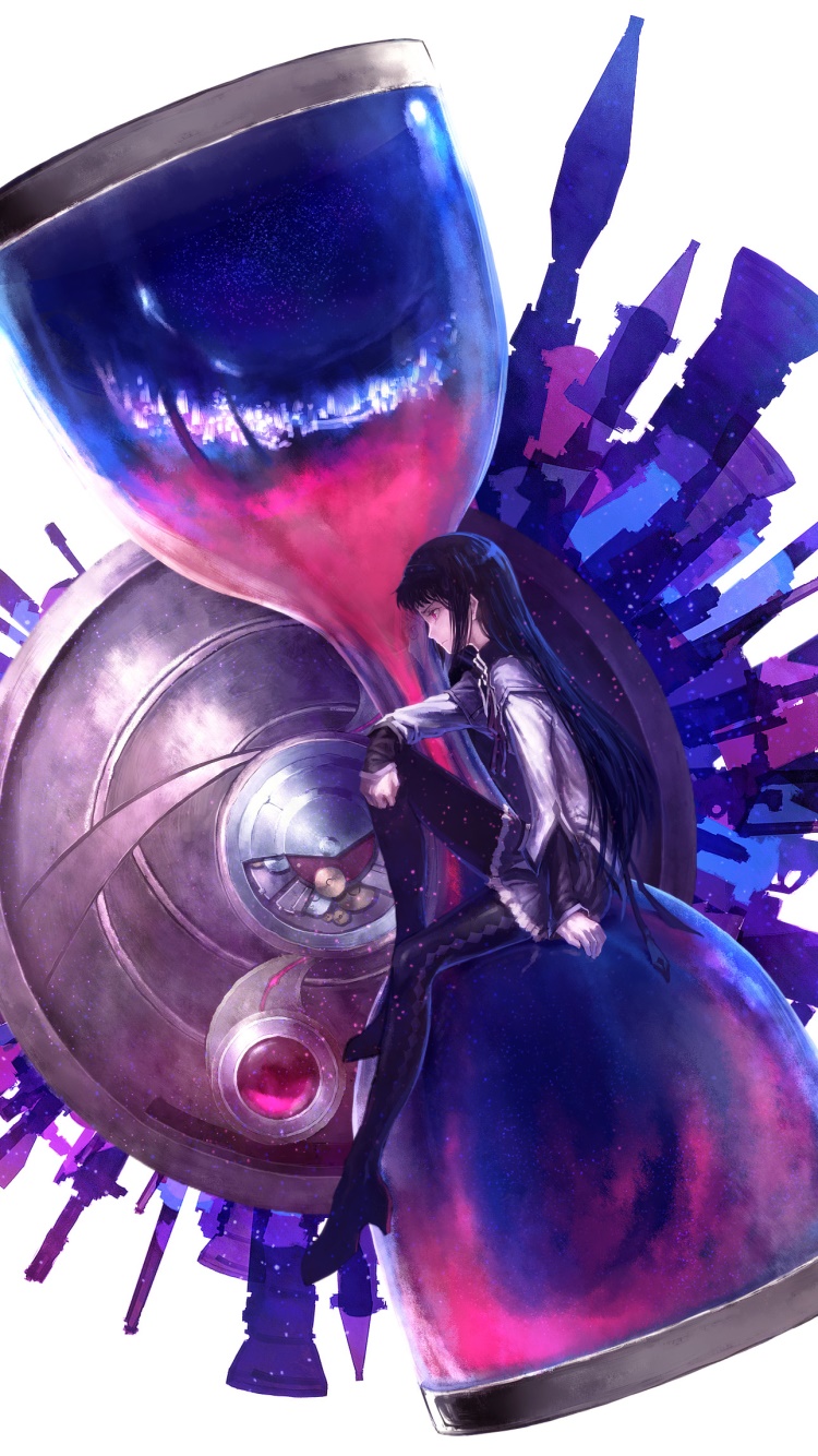 Anime Puella Magi Madoka Magica, Homura Akemi, 750x1334, Phone HD Wallpaper