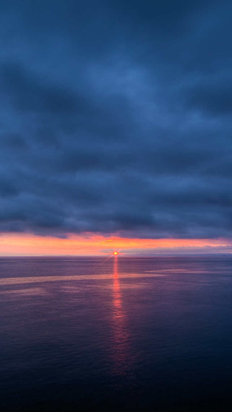 Earth Sunset, 750x1334, Phone HD Wallpaper