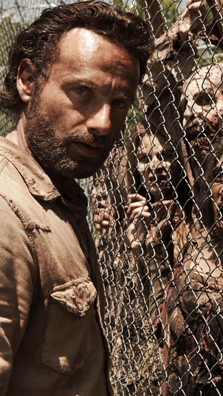 TV Show The Walking Dead, Rick Grimes, Andrew Lincoln, 750x1334, Phone HD Wallpaper
