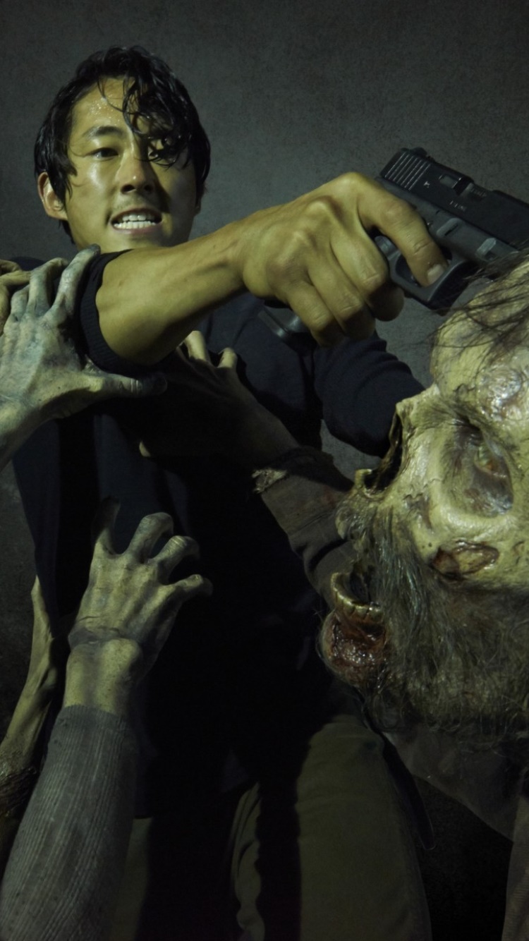 TV Show The Walking Dead, Glenn Rhee, Zombie, Steven Yeun, 750x1334, Phone HD Wallpaper