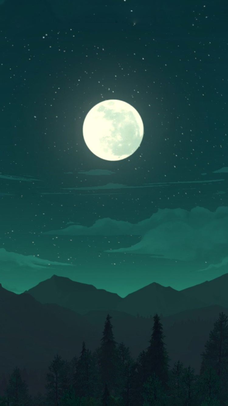 Video Game Firewatch, Moon, 750x1334, Phone HD Wallpaper