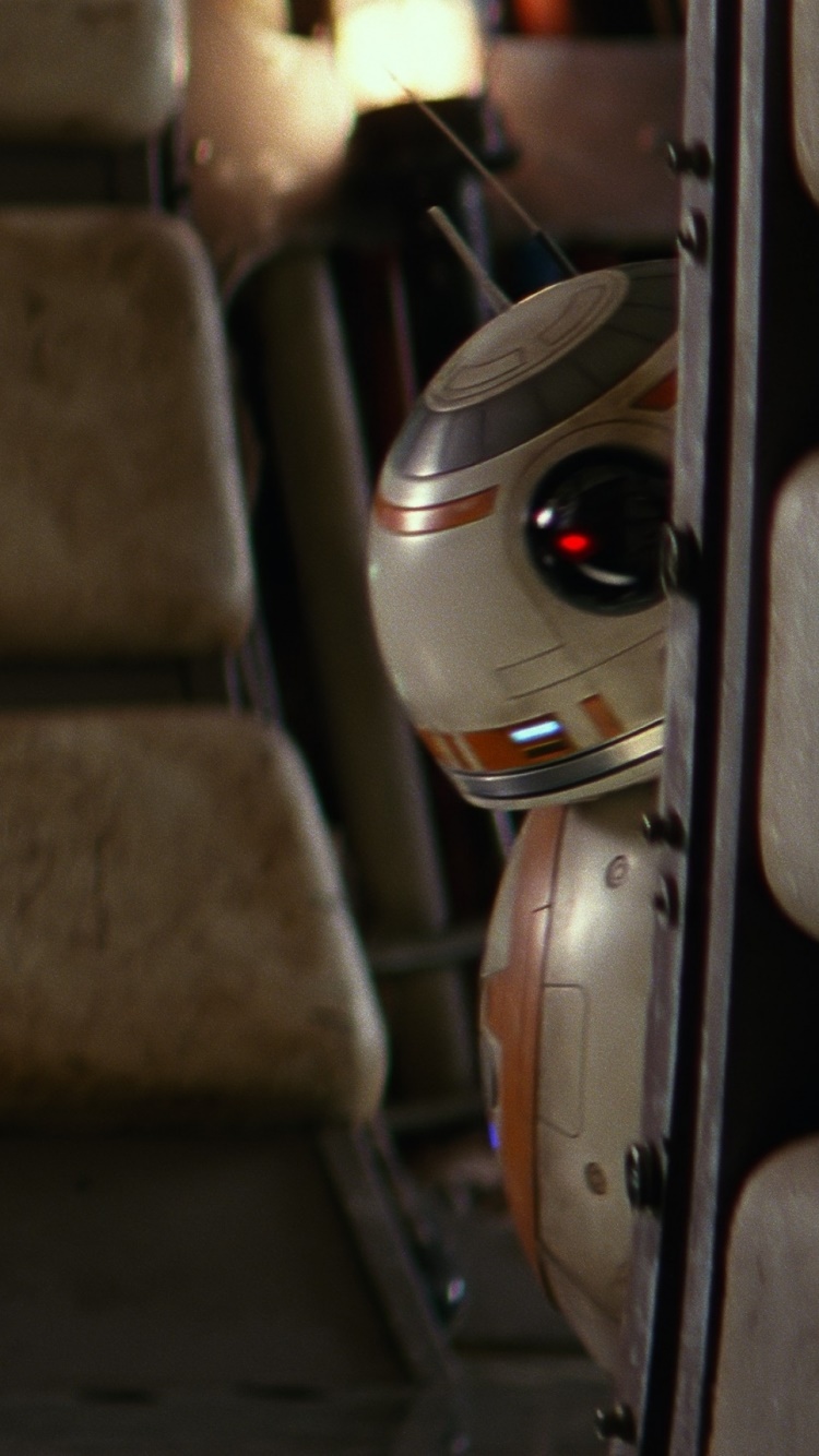 Movie Star Wars Episode VII: The Force Awakens, BB-8, Star Wars, 750x1334, Phone HD Wallpaper