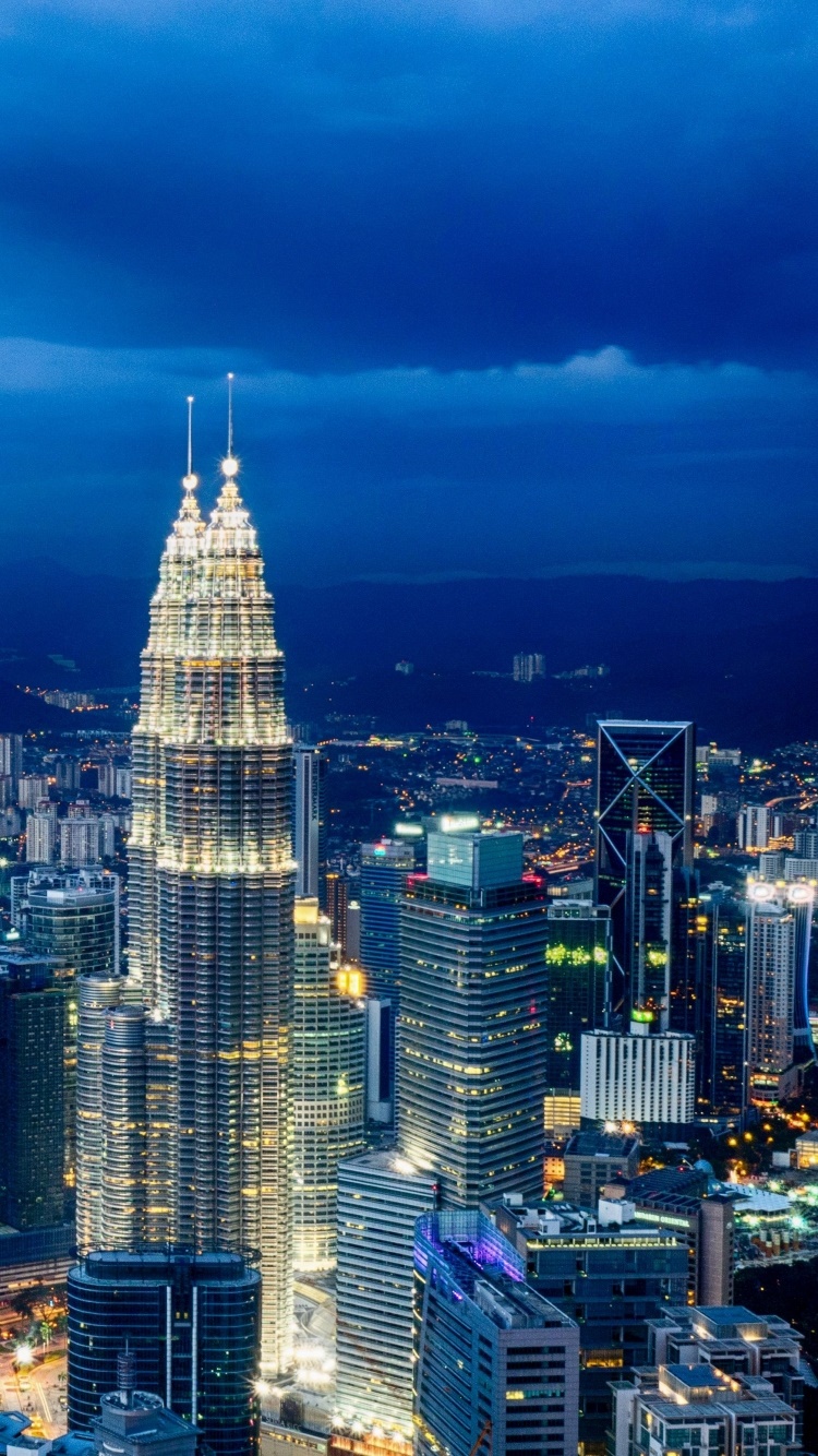 Man Made Kuala Lumpur, Architecture, City, Cloud, Cityscape, Building, 750x1334, Phone HD Wallpaper