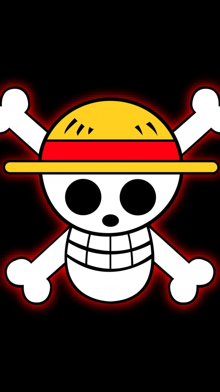 Anime One Piece, Logo, 750x1334, Phone HD Wallpaper