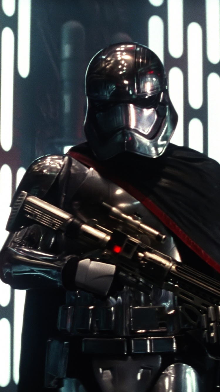 Movie Star Wars Episode VII: The Force Awakens, Star Wars, Captain Phasma, 750x1334, Phone HD Wallpaper