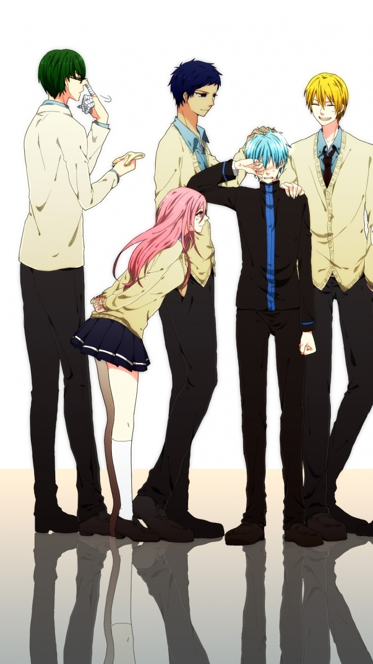Anime Kurokos Basketball, 750x1334, Phone HD Wallpaper