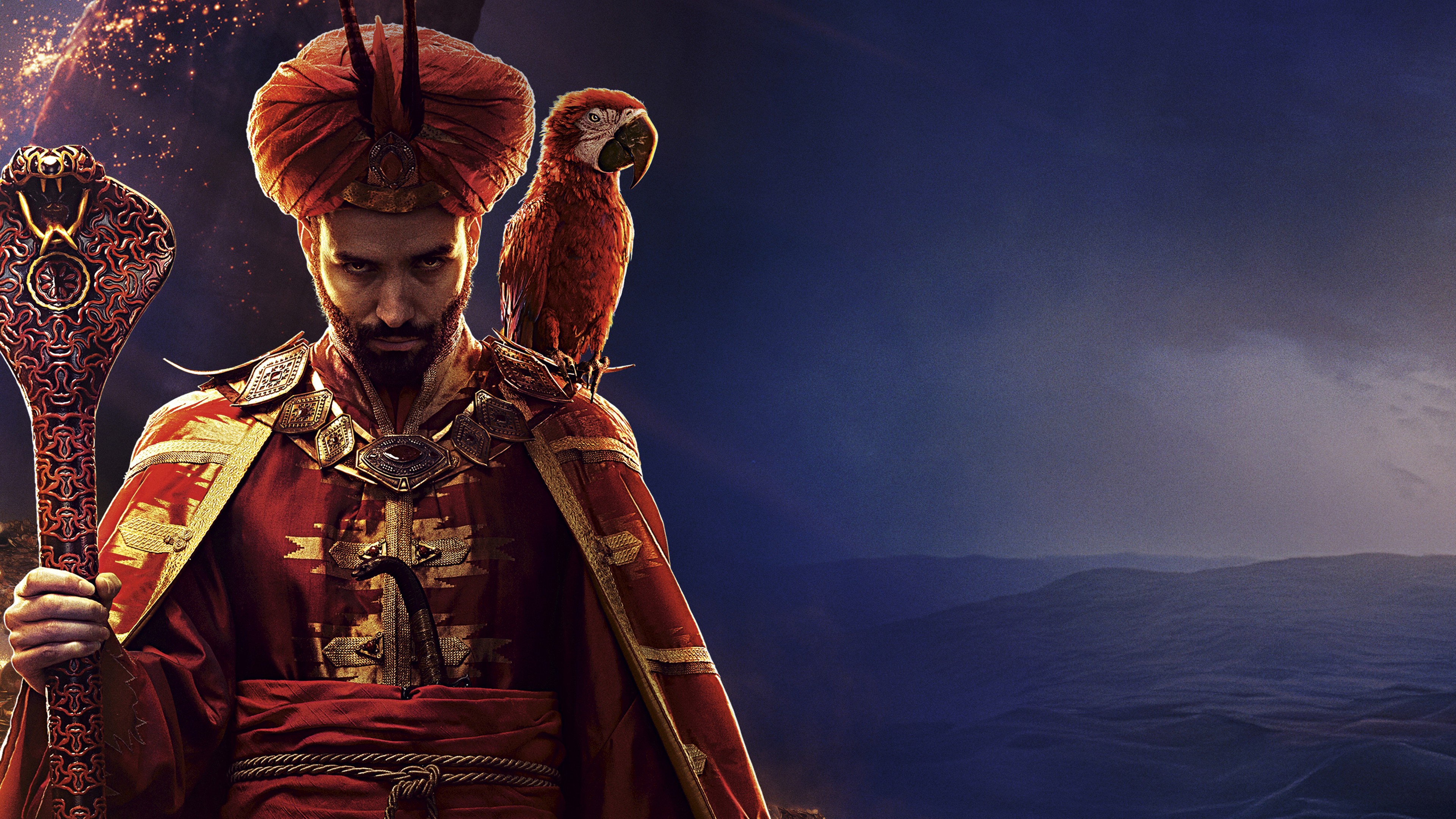 Aladdin, Marwan Kenzari, 4K, HD Wallpaper