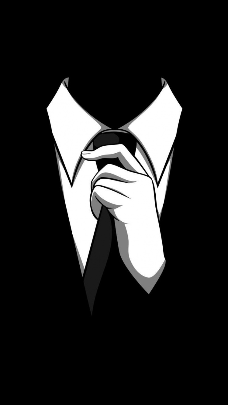 Dark Anonymous, 750x1334, Phone HD Wallpaper