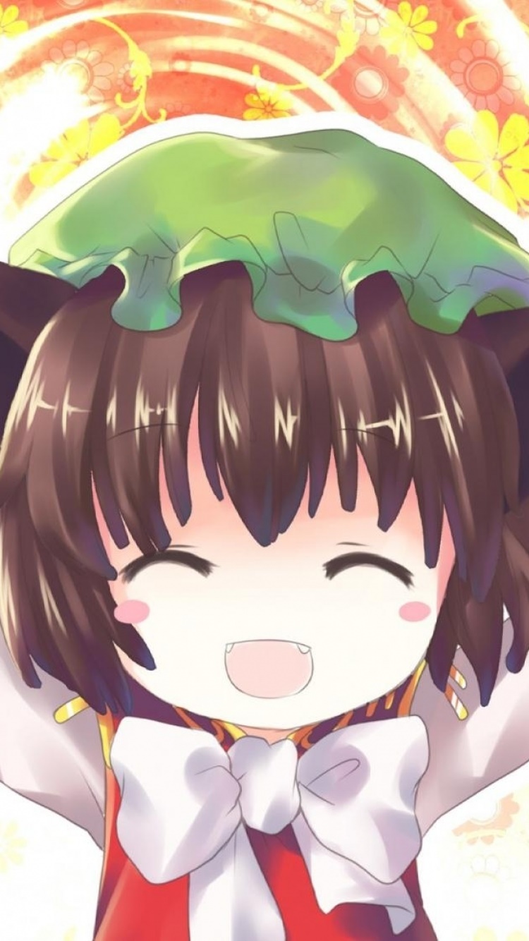 Anime Touhou, Chen (Touhou), 750x1334, Phone HD Wallpaper