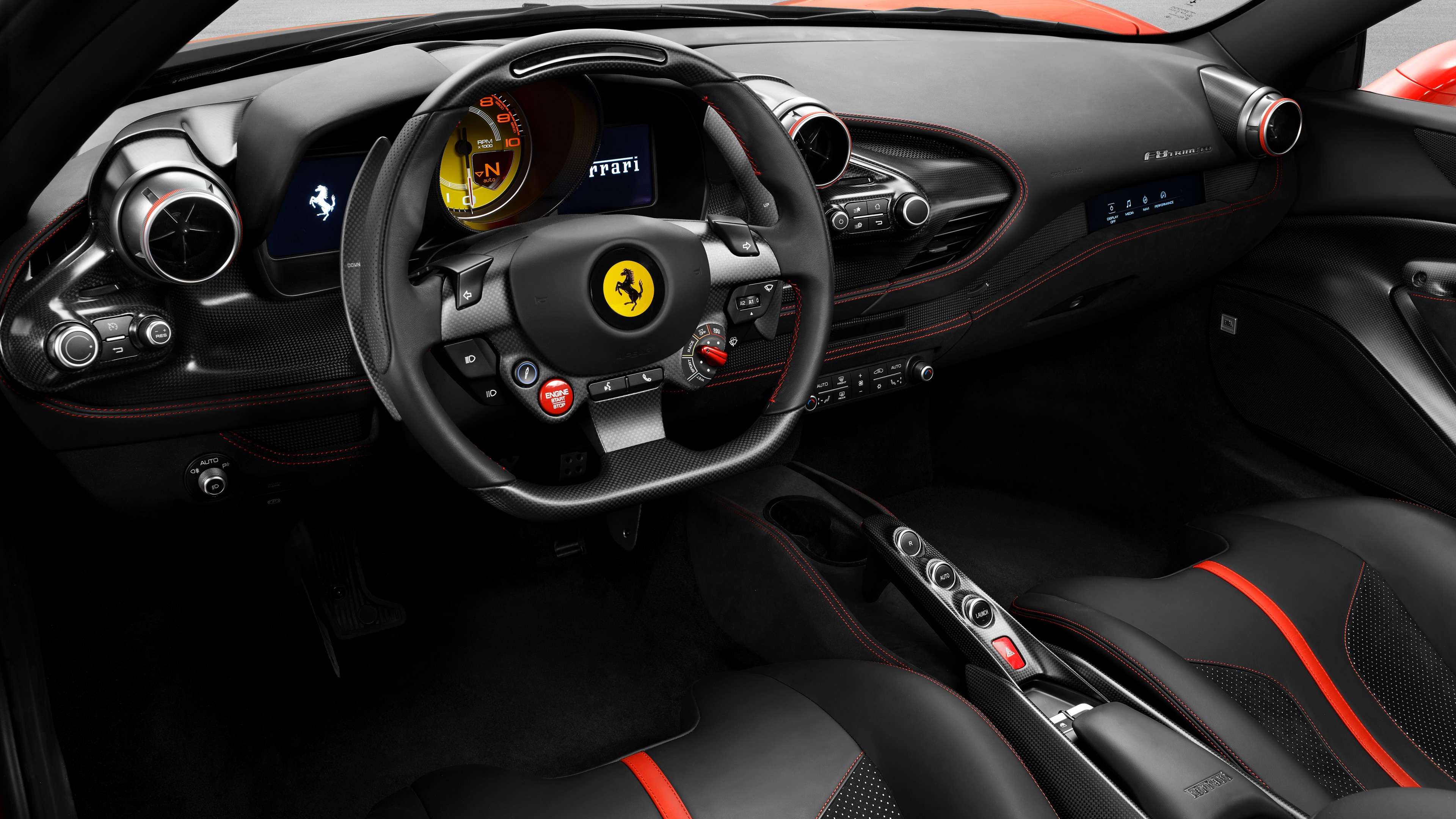 Ferrari F8 Tributo, 2019 Cars, supercar, Geneva Motor Show 2019, 4K, HD Wallpaper