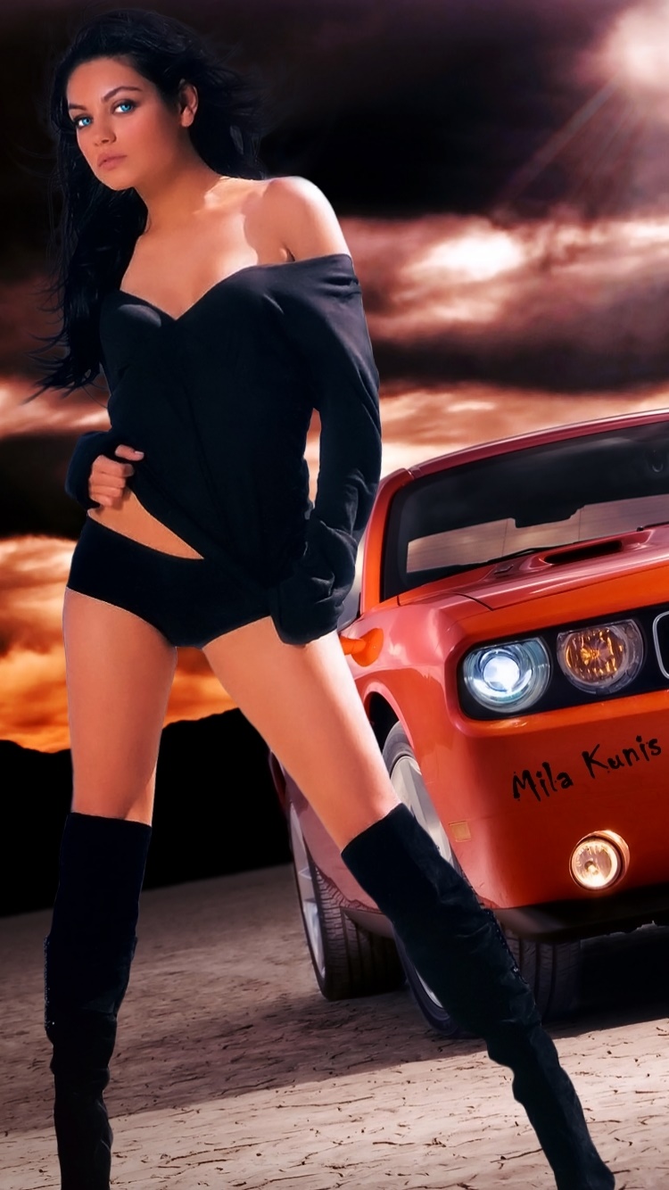 Celebrity Mila Kunis, 750x1334, Phone HD Wallpaper