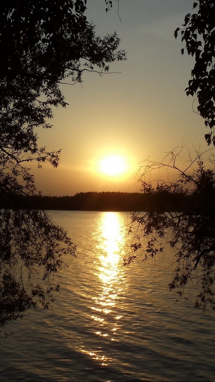Earth Sunset, 750x1334, Phone HD Wallpaper