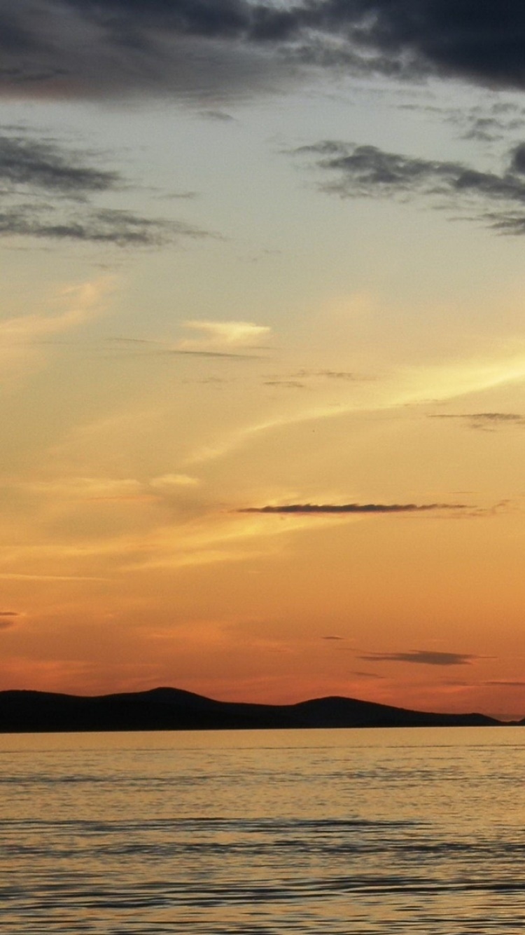 Earth Sunset, 750x1334, Phone HD Wallpaper