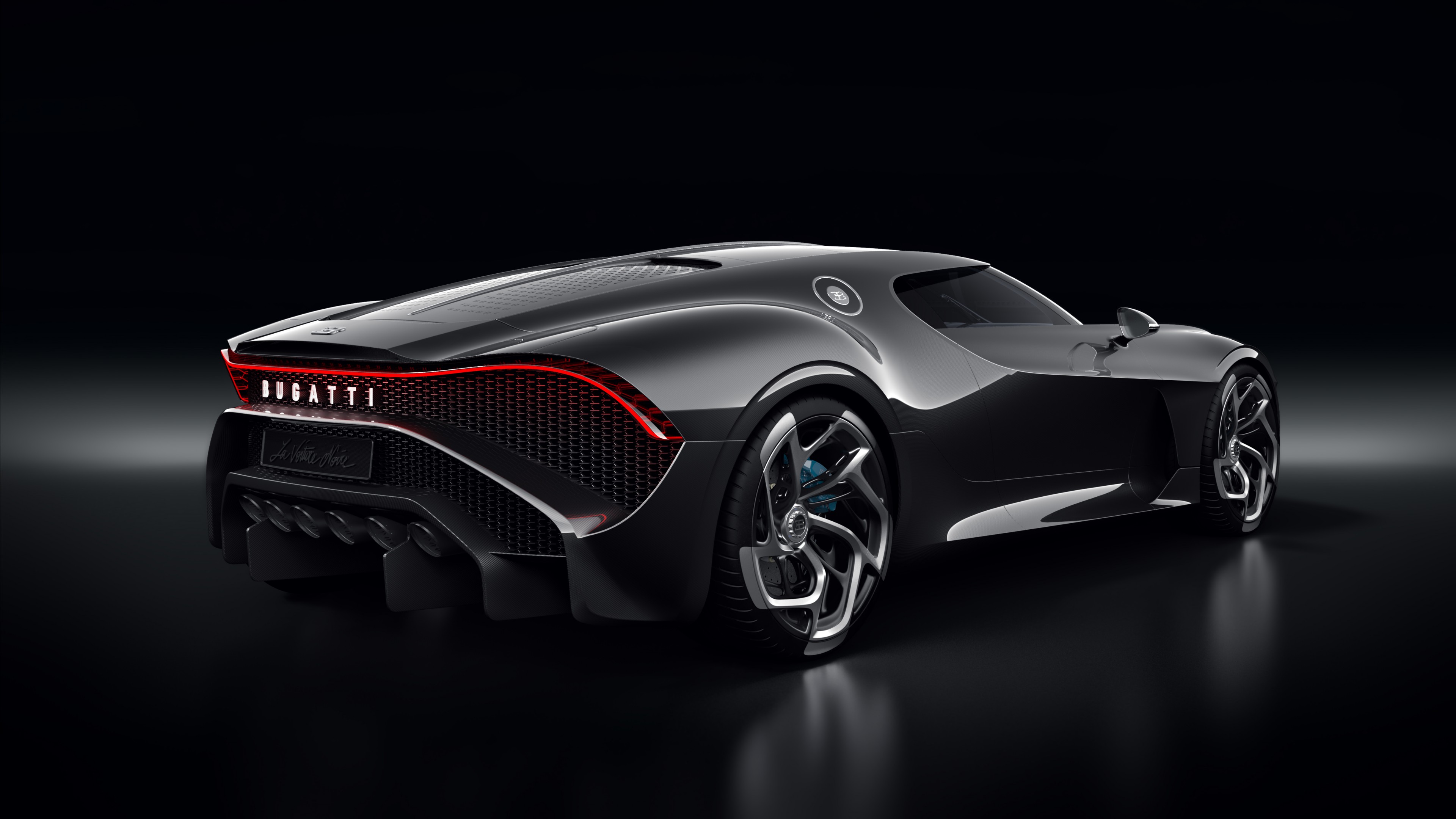 Bugatti La Voiture Noire, Geneva Motor Show 2019, 2019 Cars, supercar, 4K, HD Wallpaper