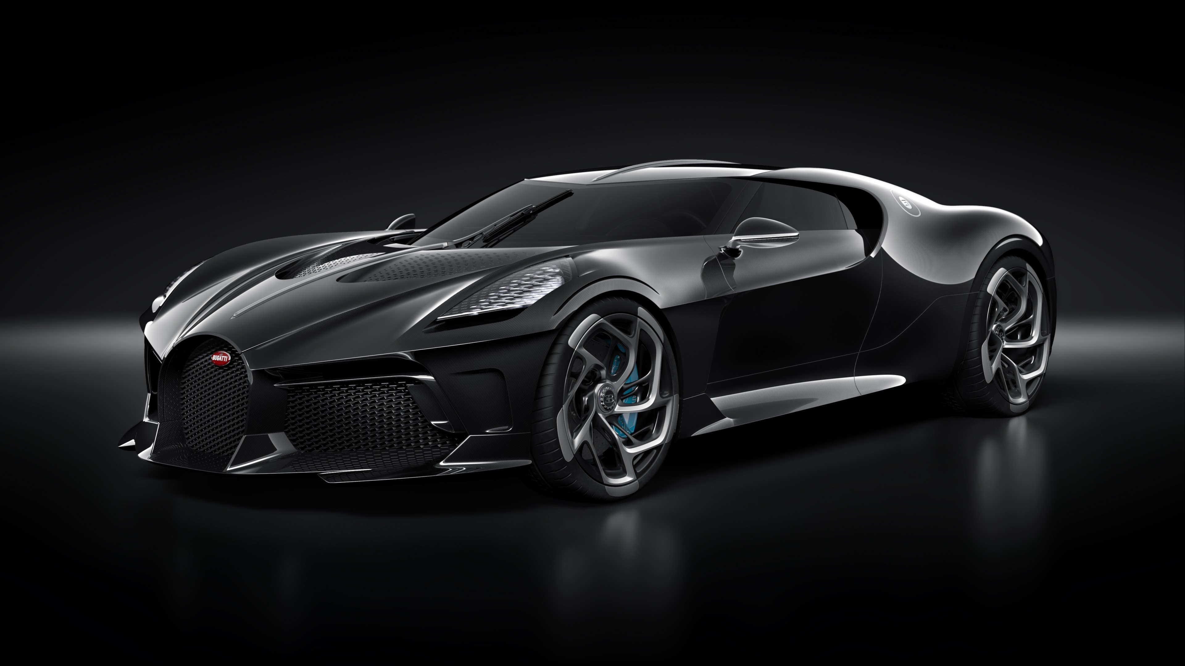 Bugatti La Voiture Noire, Geneva Motor Show 2019, 2019 Cars, supercar, 4K, HD Wallpaper