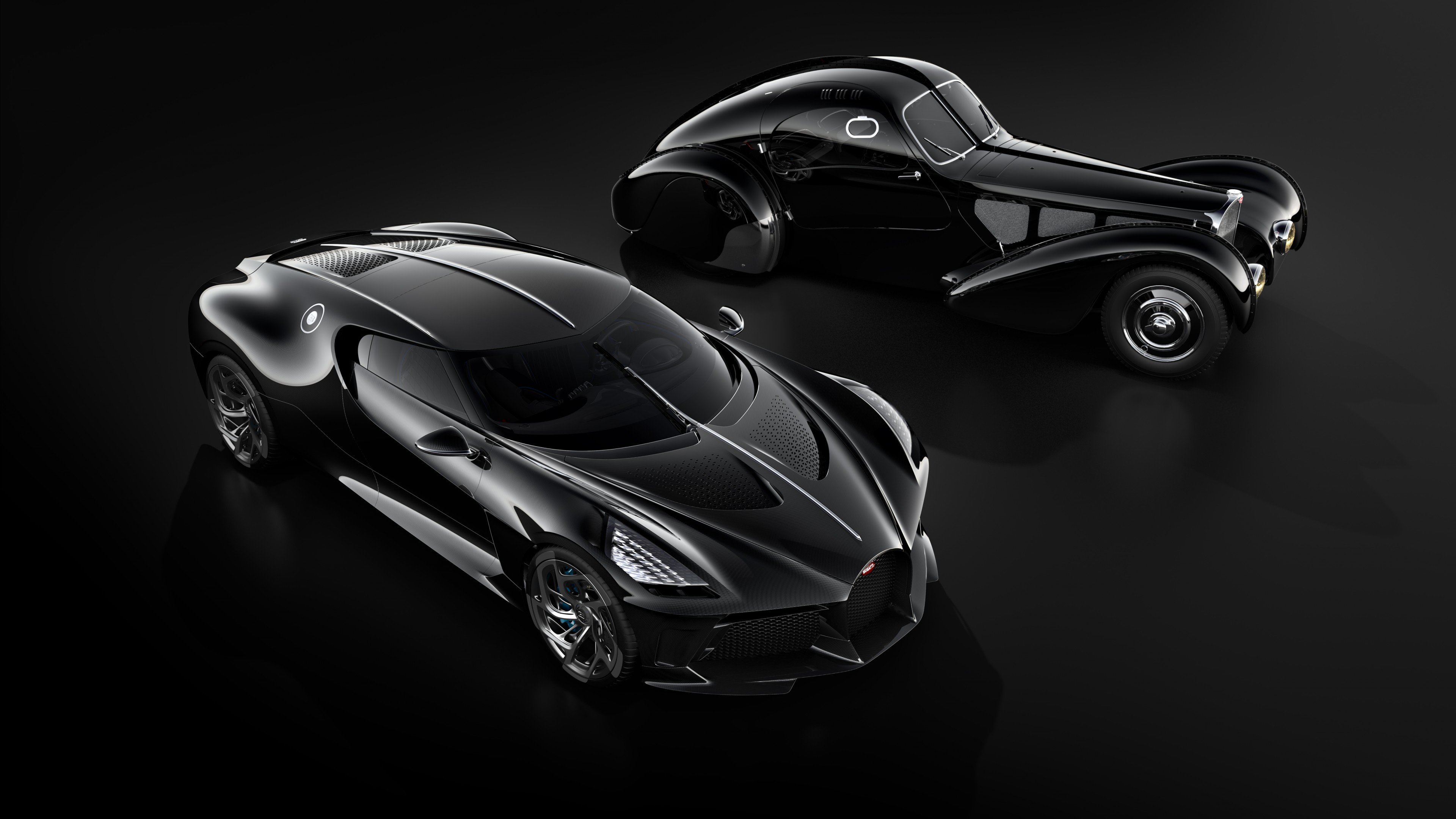 Bugatti La Voiture Noire, Geneva Motor Show 2019, 2019 Cars, supercar, 4K, HD Wallpaper