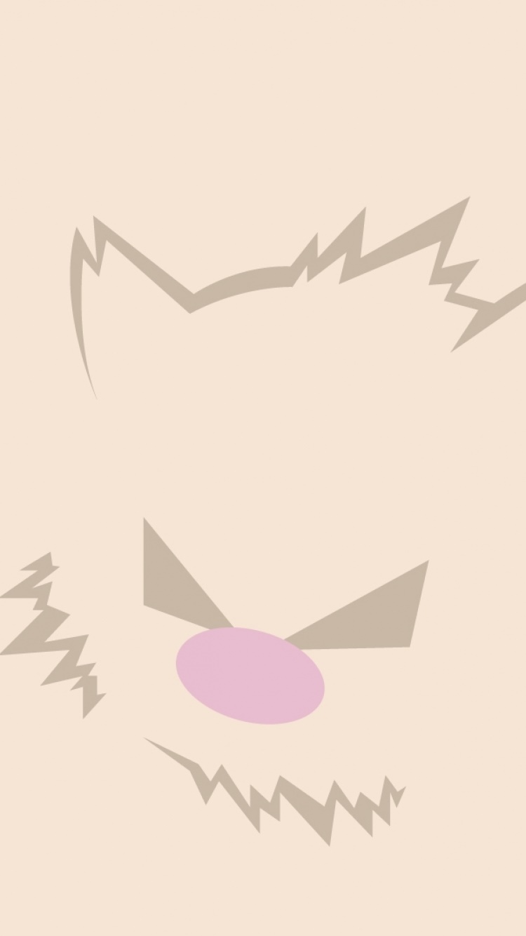 Video Game Pokémon, Mankey (Pokémon), Minimalist, 750x1334, Phone HD Wallpaper