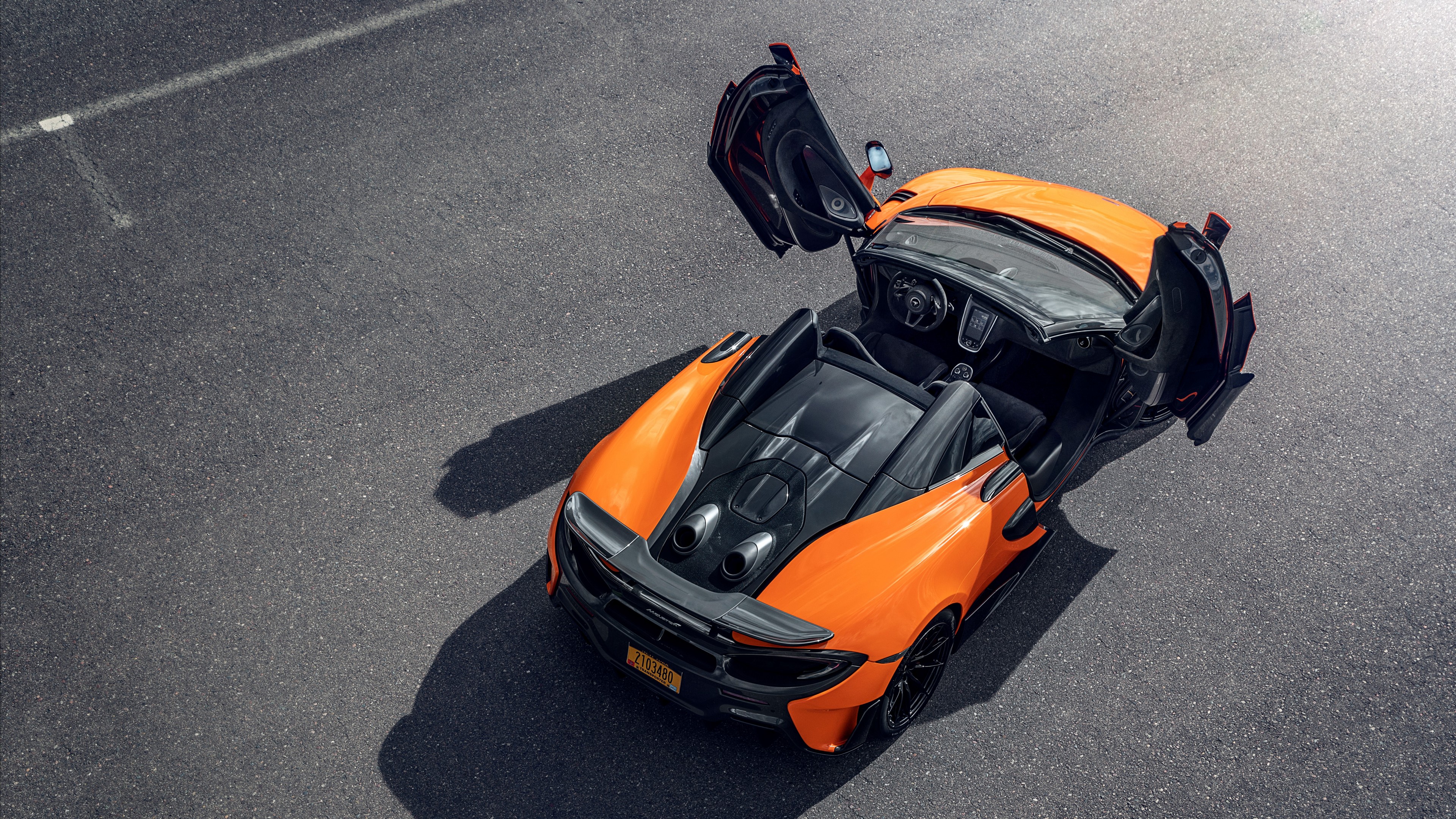 McLaren 600LT Spider, supercar, 2020 Cars, 4K, HD Wallpaper