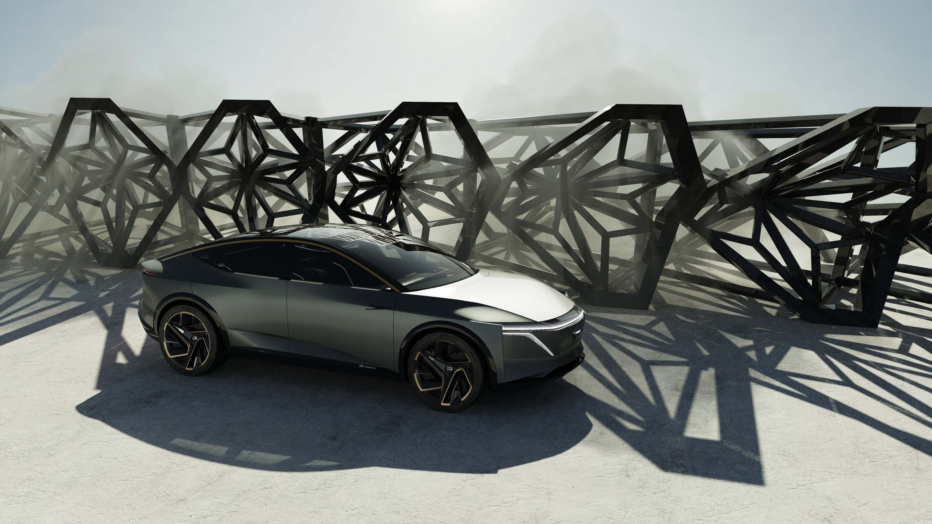 Nissan IMs, electric cars, 2019 Detroit Auto Show, 4K, HD Wallpaper