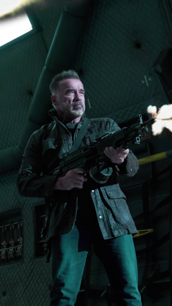 Movie Terminator: Dark Fate, Arnold Schwarzenegger, 720x1280, Phone HD Wallpaper