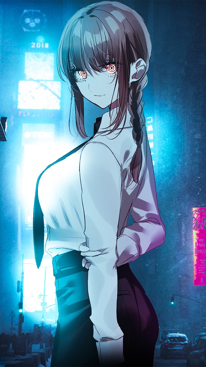 Anime Chainsaw Man, Makima (Chainsaw Man), 720x1280, Phone HD Wallpaper