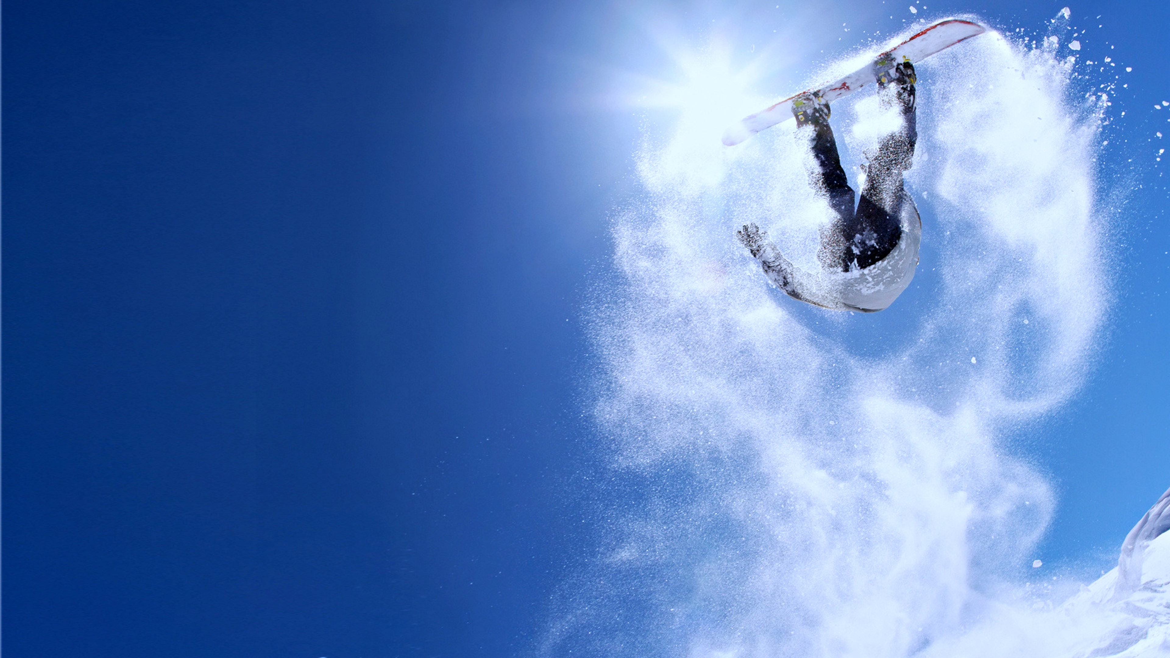 Extreme snowboarding, winter, jump, snow, HD Wallpaper