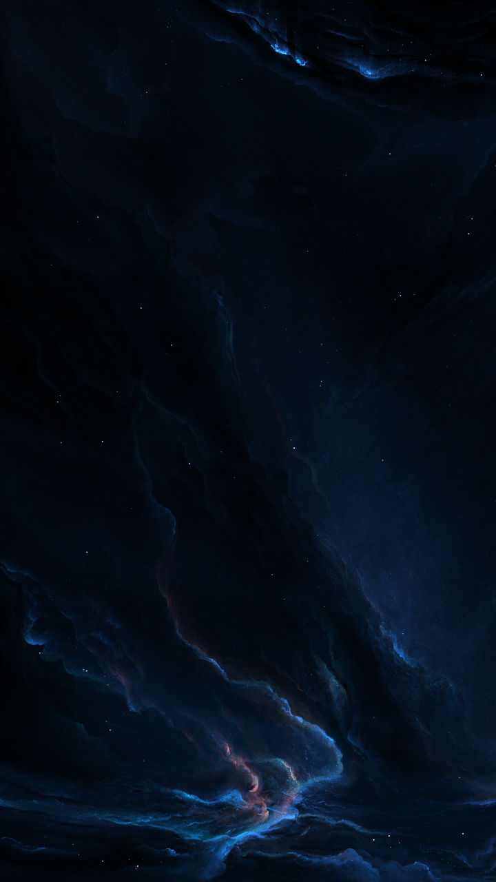 Sci Fi Nebula, Space, Blue, 720x1280, Phone HD Wallpaper