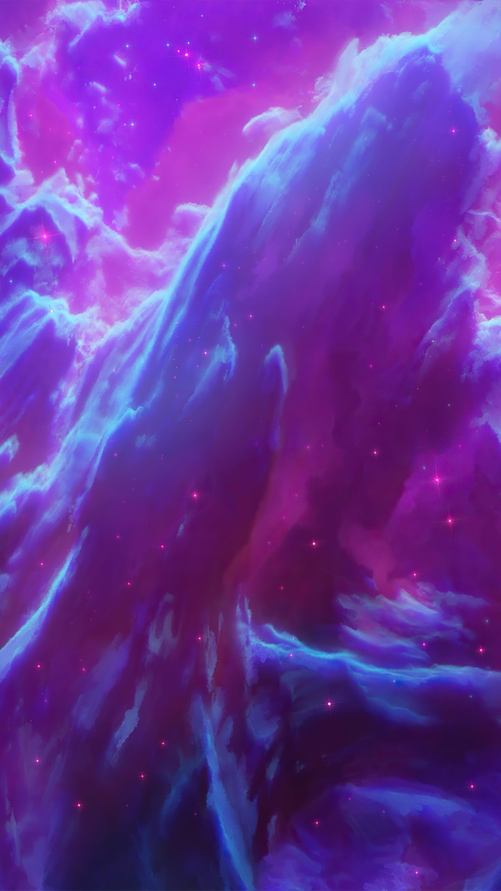 Sci Fi Nebula, Space, Purple, 720x1280, Phone HD Wallpaper