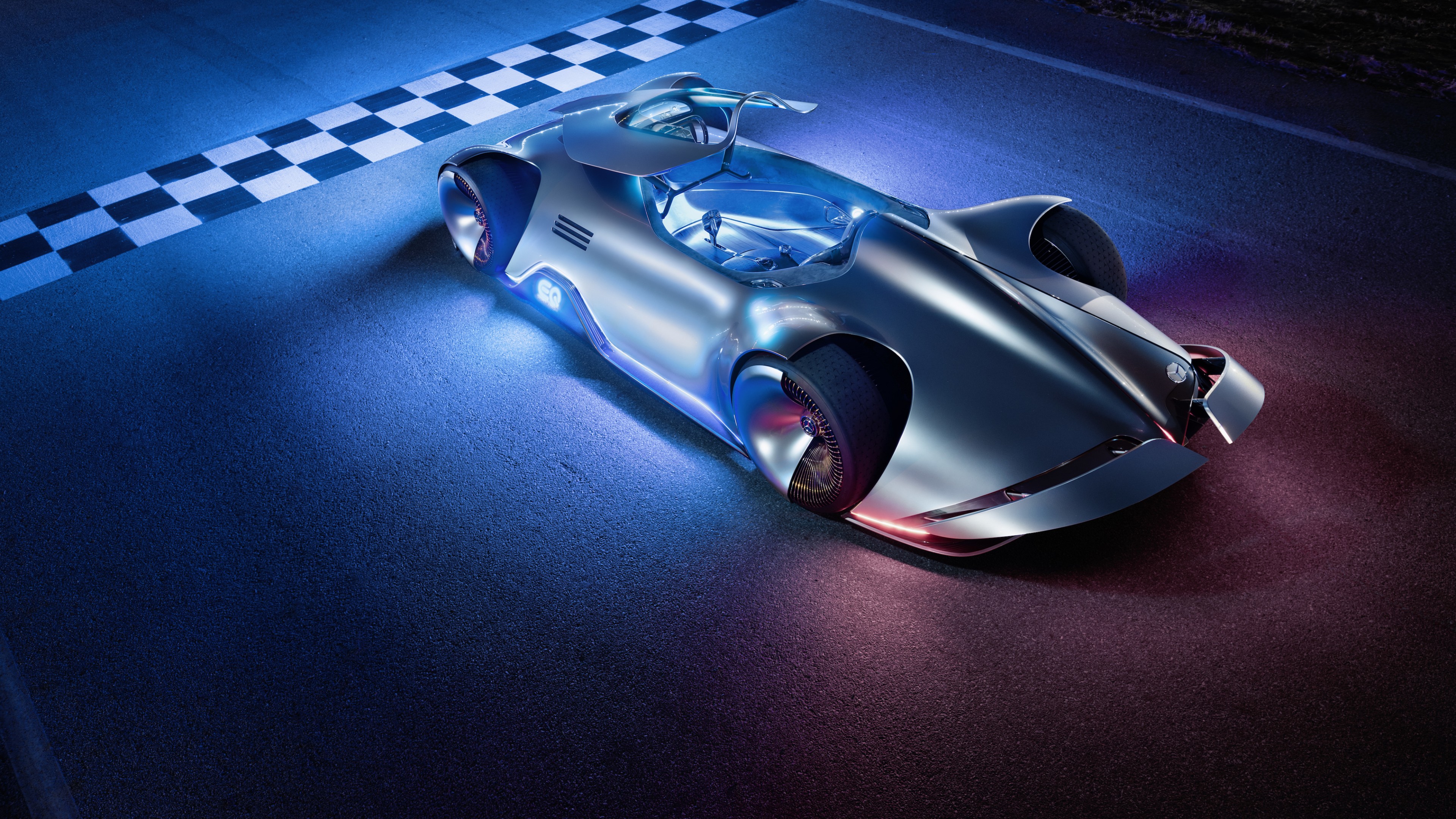Mercedes-Benz Vision EQ Silver Arrow, electric cars, 2018 Cars, supercar, 4K, HD Wallpaper