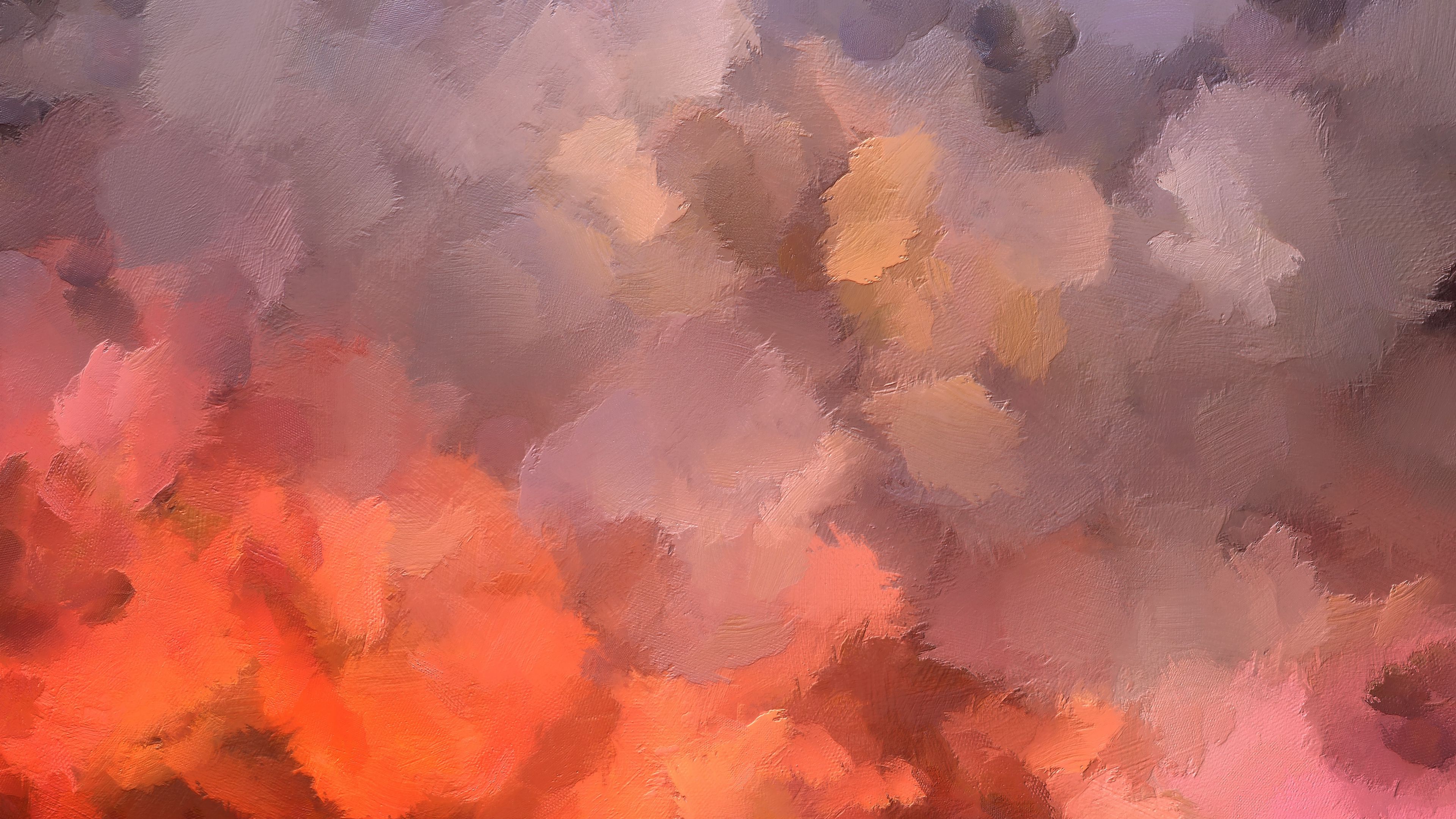 watercolor, paint, abstraction, gradient, 4k, HD Wallpaper
