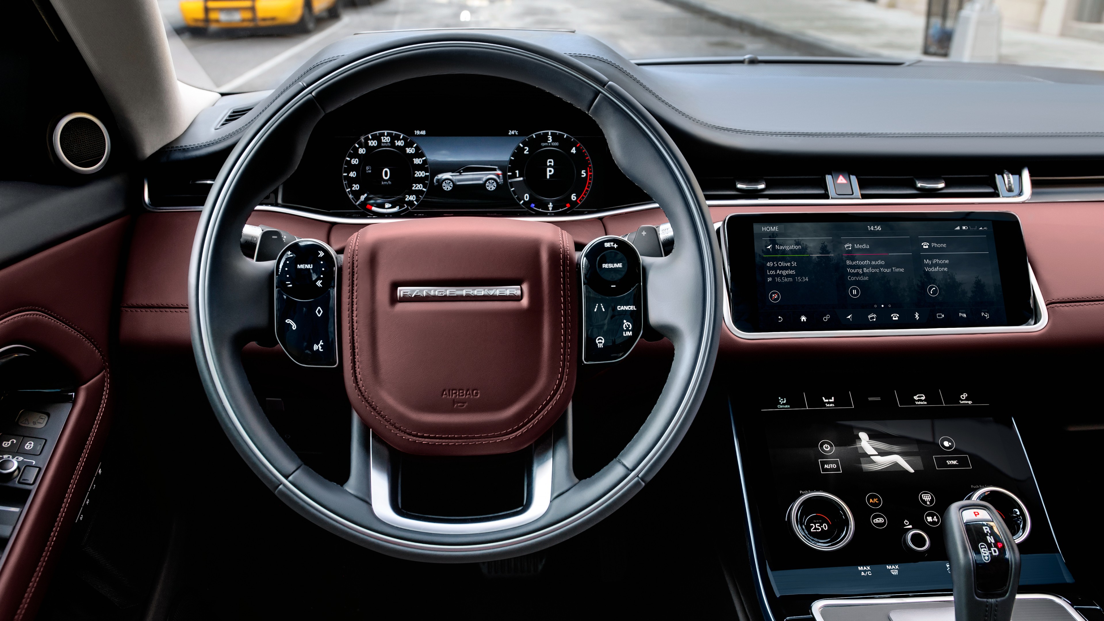 Range Rover Evoque, interior, SUV, 2019 Cars, 4K, HD Wallpaper