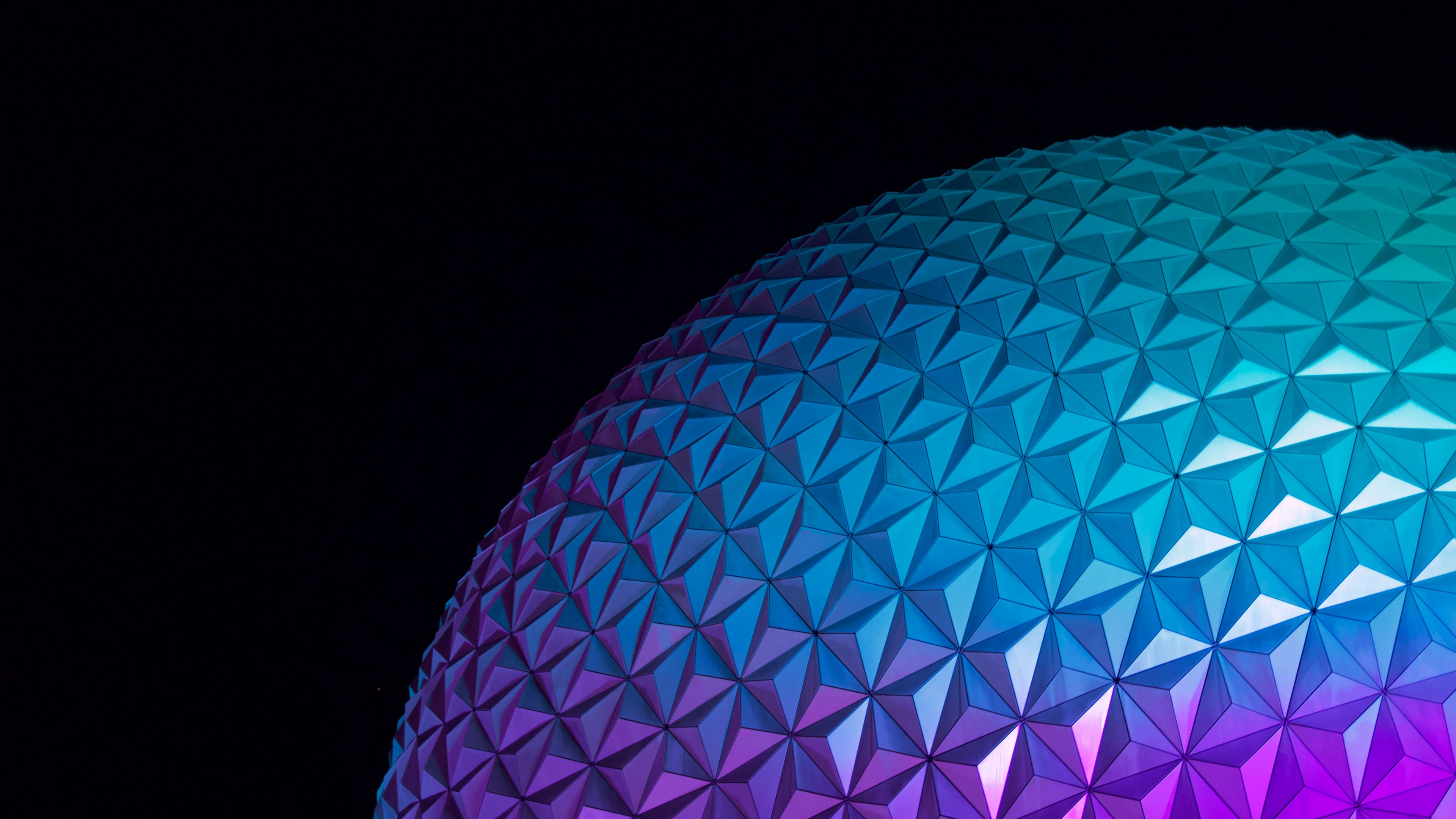 ball, pattern, shape, gradient, 4k, HD Wallpaper