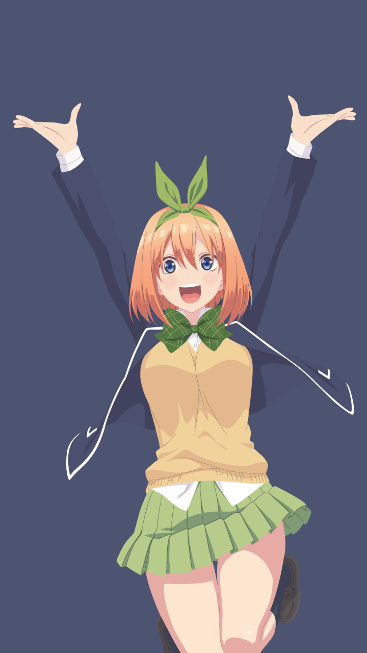 Anime The Quintessential Quintuplets, Yotsuba Nakano, 720x1280, Phone HD Wallpaper