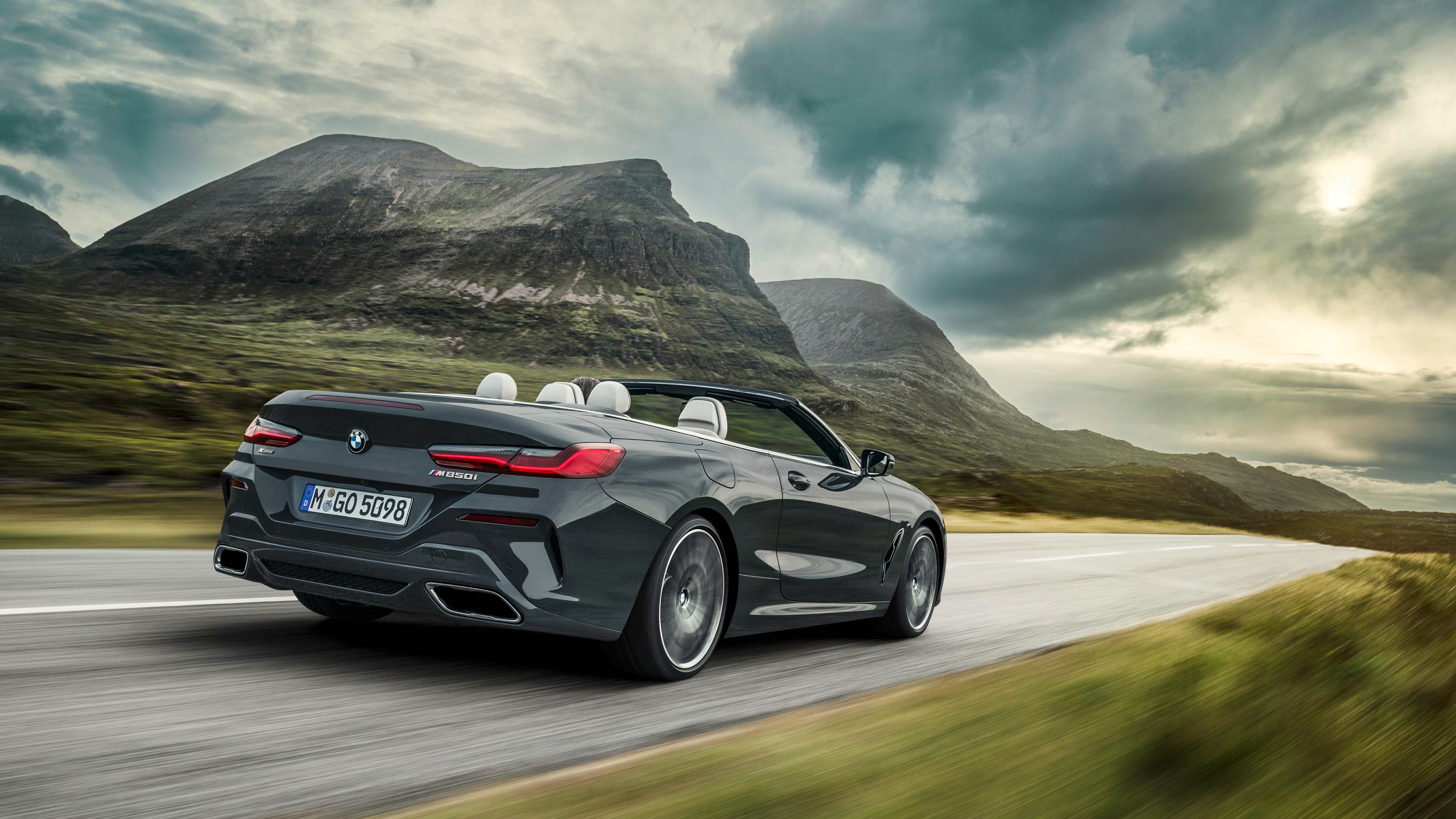 BMW 8-Series Convertible, M850i xDrive Cabrio, 2019 Cars, 4K, HD Wallpaper