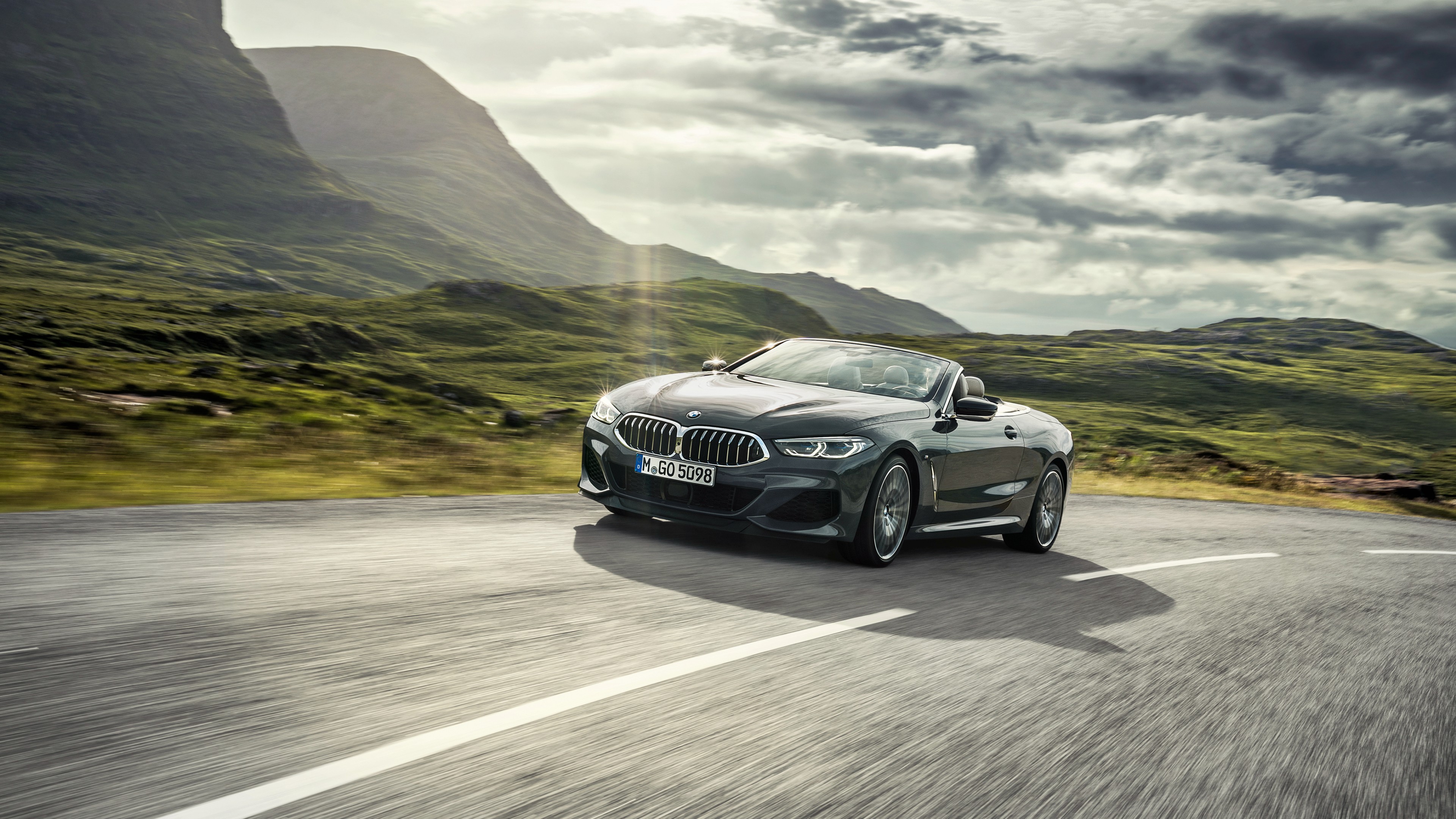 BMW 8-Series Convertible, M850i xDrive Cabrio, 2019 Cars, 4K, HD Wallpaper