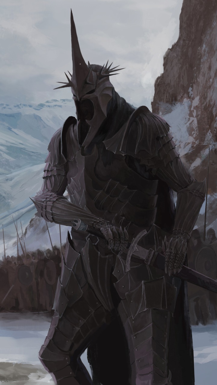 Fantasy Lord of the Rings, Witch-king Of Angmar, Armor, 720x1280, Phone HD Wallpaper