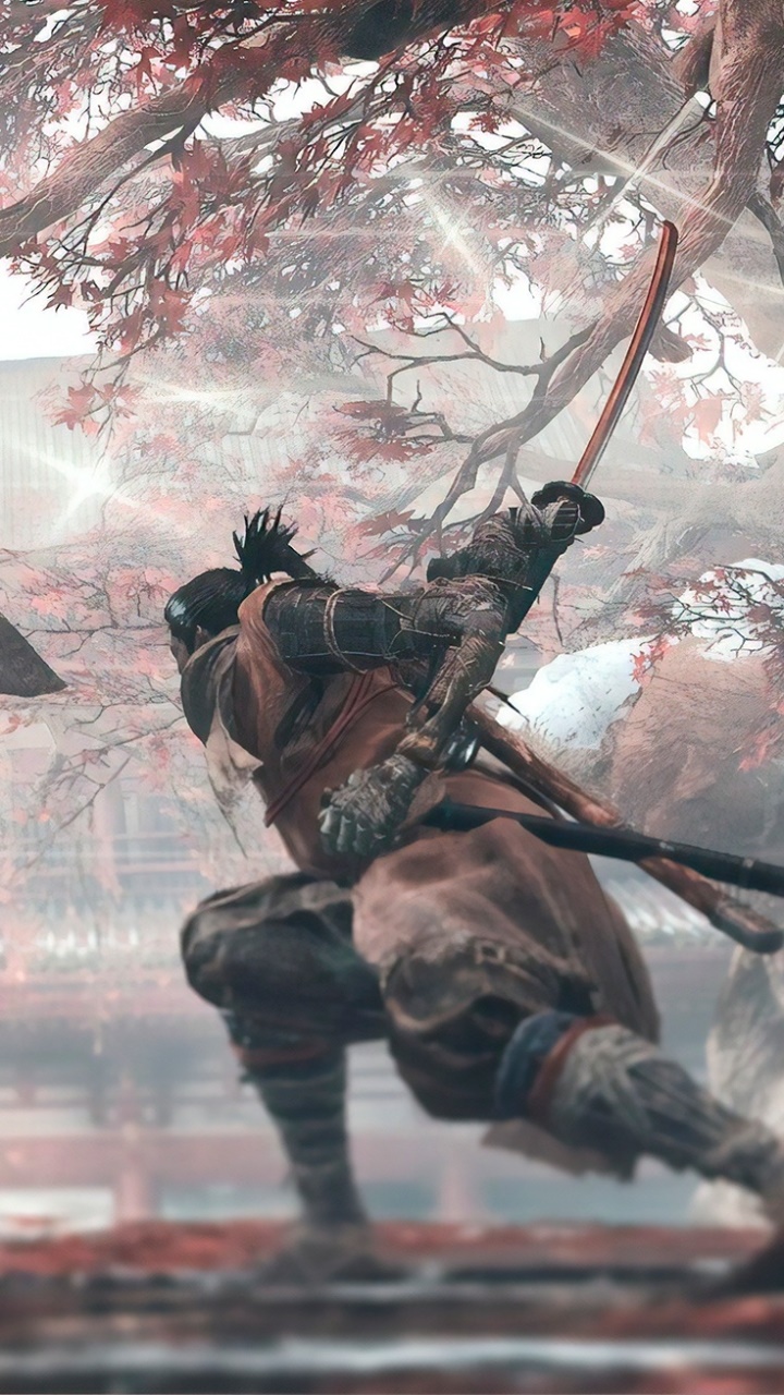 Video Game Sekiro: Shadows Die Twice, Sekiro (Sekiro: Shadows Die Twice), Sword, Battle, Samurai, 720x1280, Phone HD Wallpaper