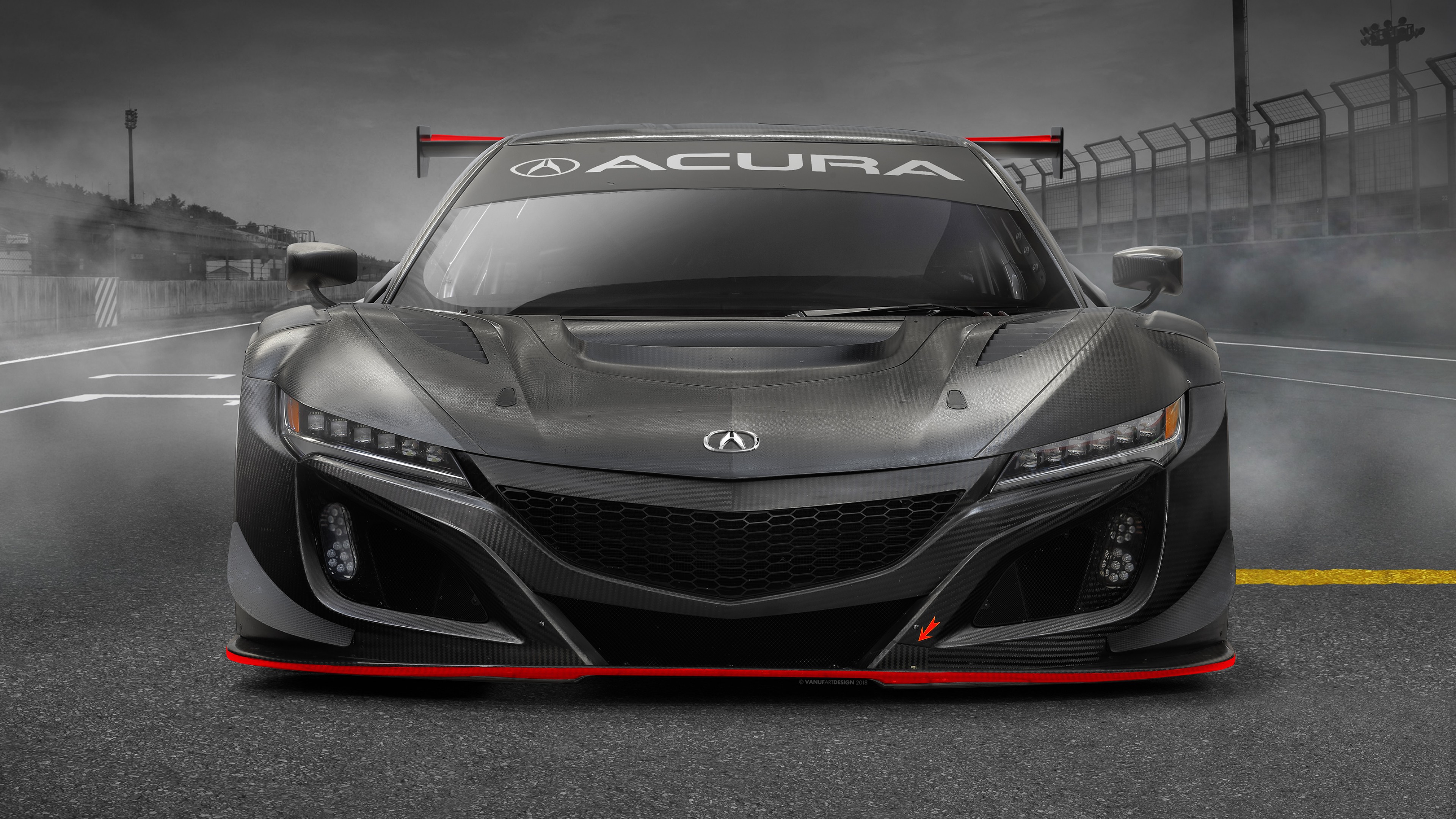 Acura NSX GT3 Evo, 2019 Cars, supercar, 4K, HD Wallpaper