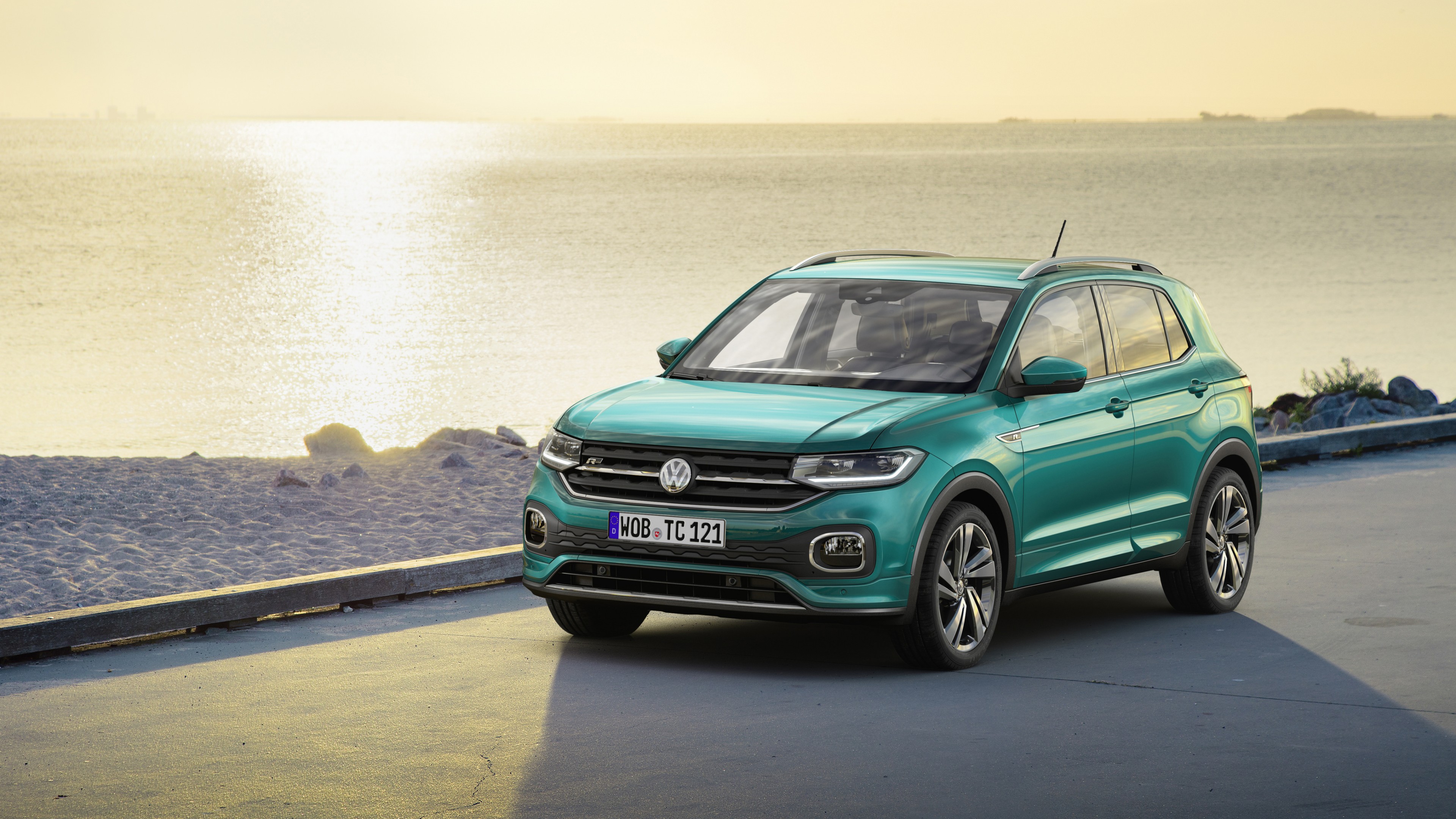 Volkswagen T-Cross, SUV, 2019 Cars, 4K, HD Wallpaper