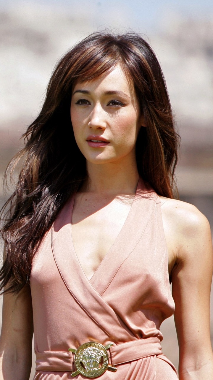 Celebrity Maggie Q, Brown Eyes, Actress, Brunette, 720x1280, Phone HD Wallpaper
