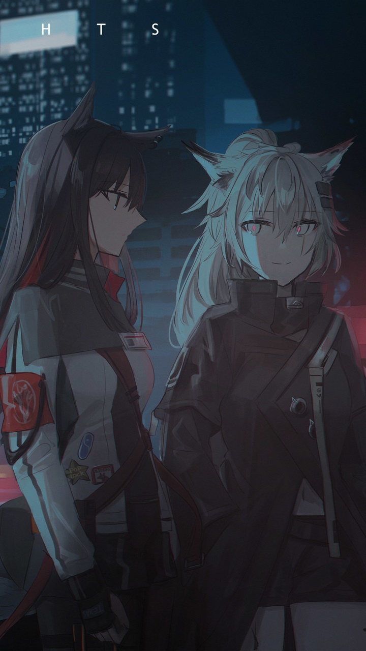 Video Game Arknights, Texas (Arknights), Long Hair, Lappland (Arknights), 720x1280, Phone HD Wallpaper
