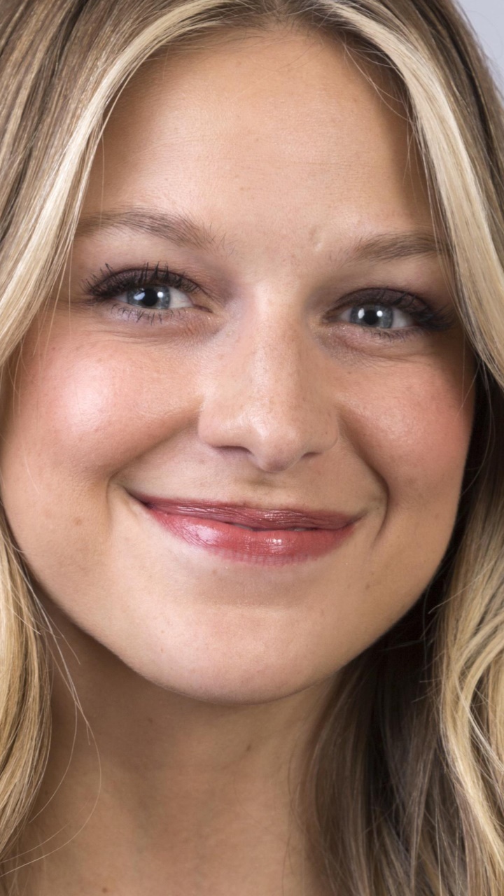Celebrity Melissa Benoist, Blue Eyes, American, Blonde, Actress, Close-up, 720x1280, Phone HD Wallpaper