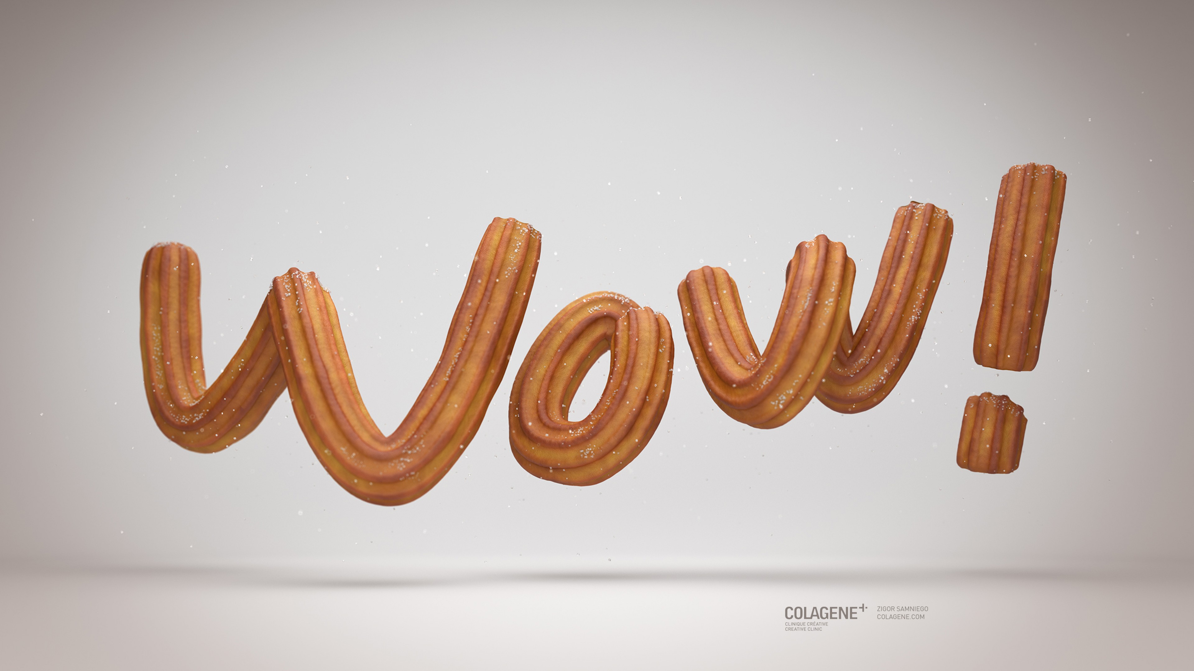 cookies, 3D, typography, 4K, HD Wallpaper