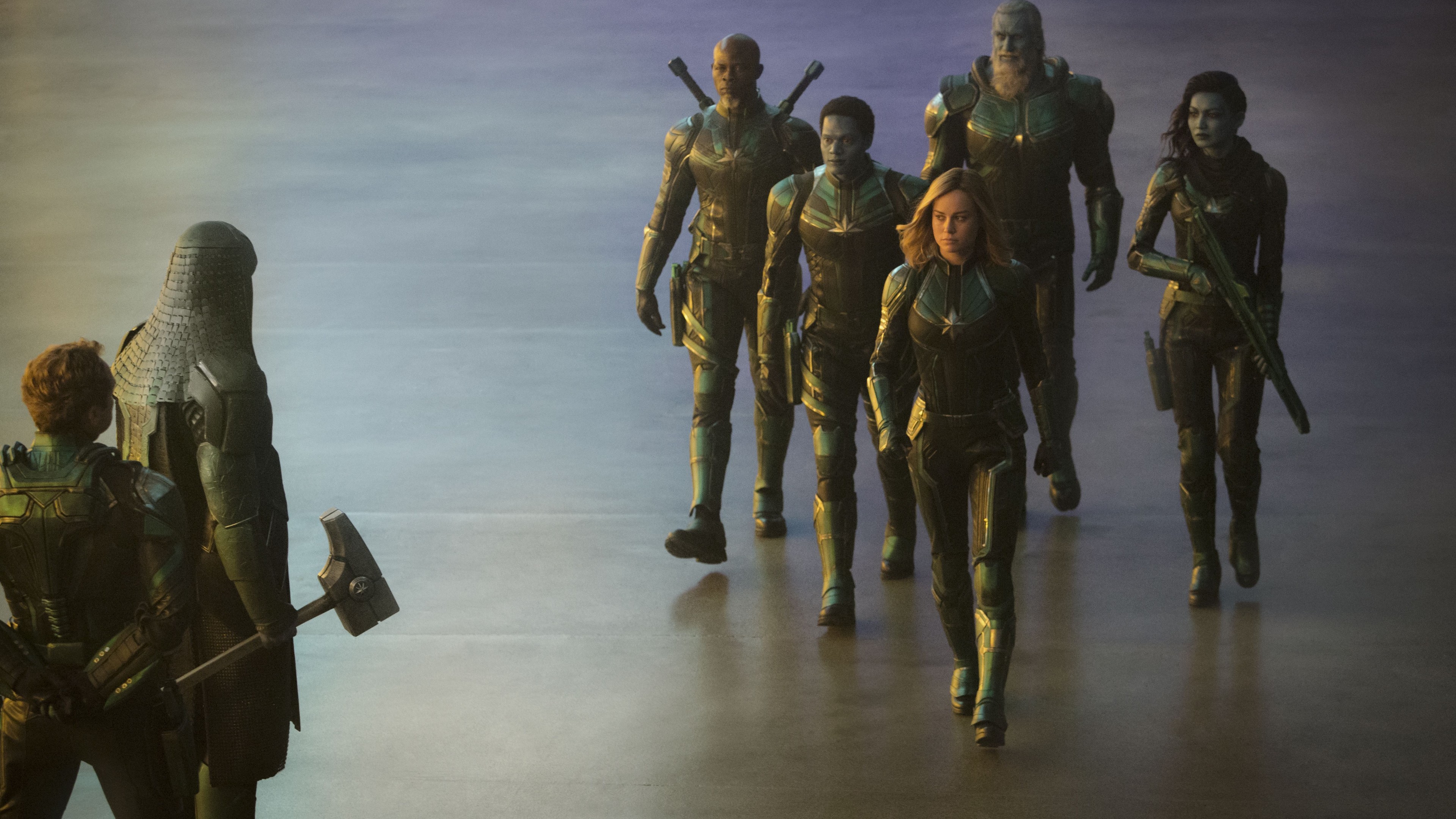 Captain Marvel, Brie Larson, 4K, HD Wallpaper
