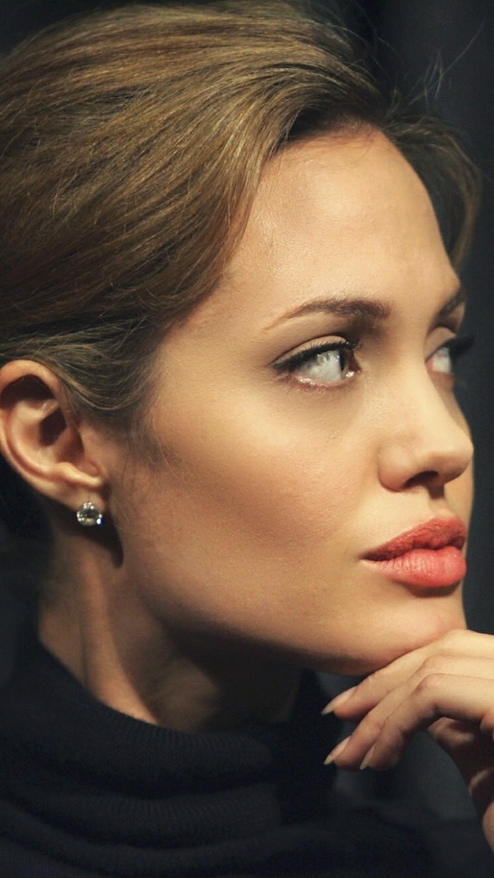 Celebrity Angelina Jolie, 720x1280, Phone HD Wallpaper