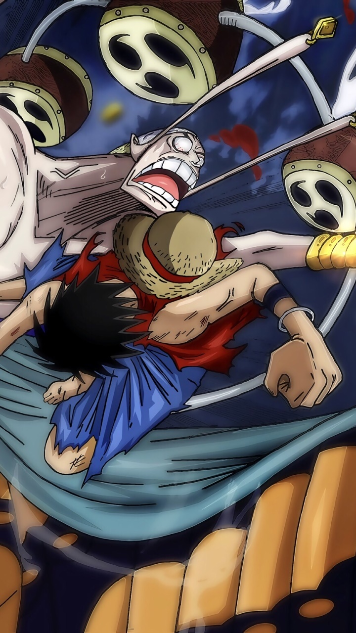 Anime One Piece, Monkey D. Luffy, Enel (One Piece), 720x1280, Phone HD Wallpaper