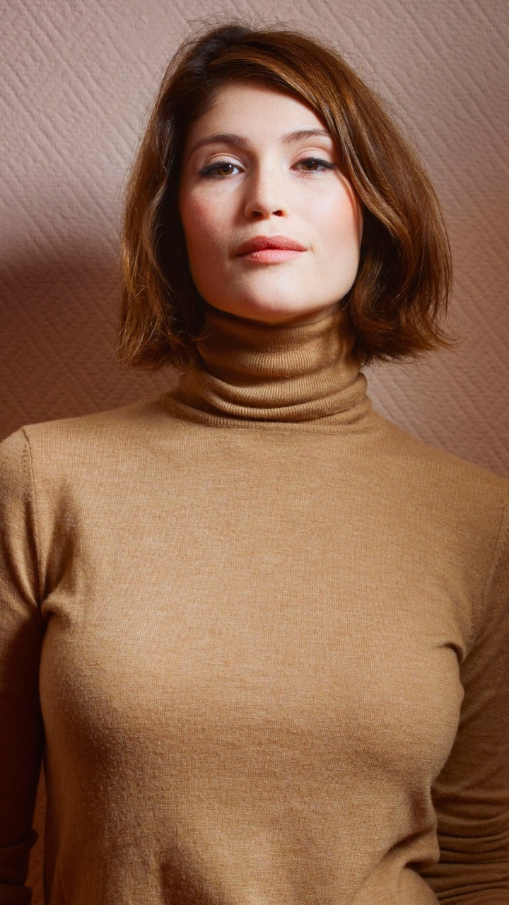 Celebrity Gemma Arterton, Brown Eyes, Brunette, Actress, English, Short Hair, 720x1280, Phone HD Wallpaper