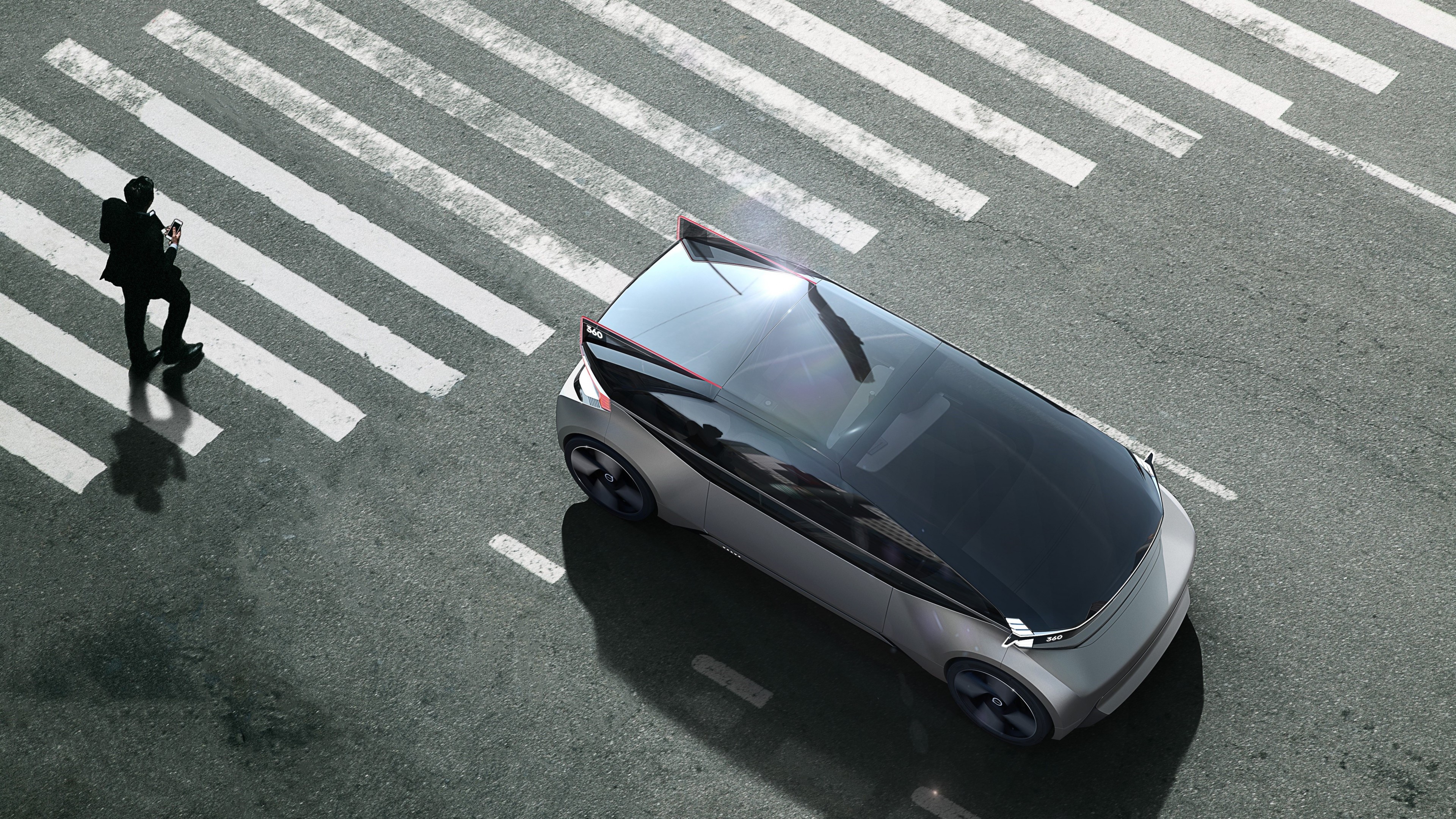 Volvo 360с, electric cars, 4K, HD Wallpaper