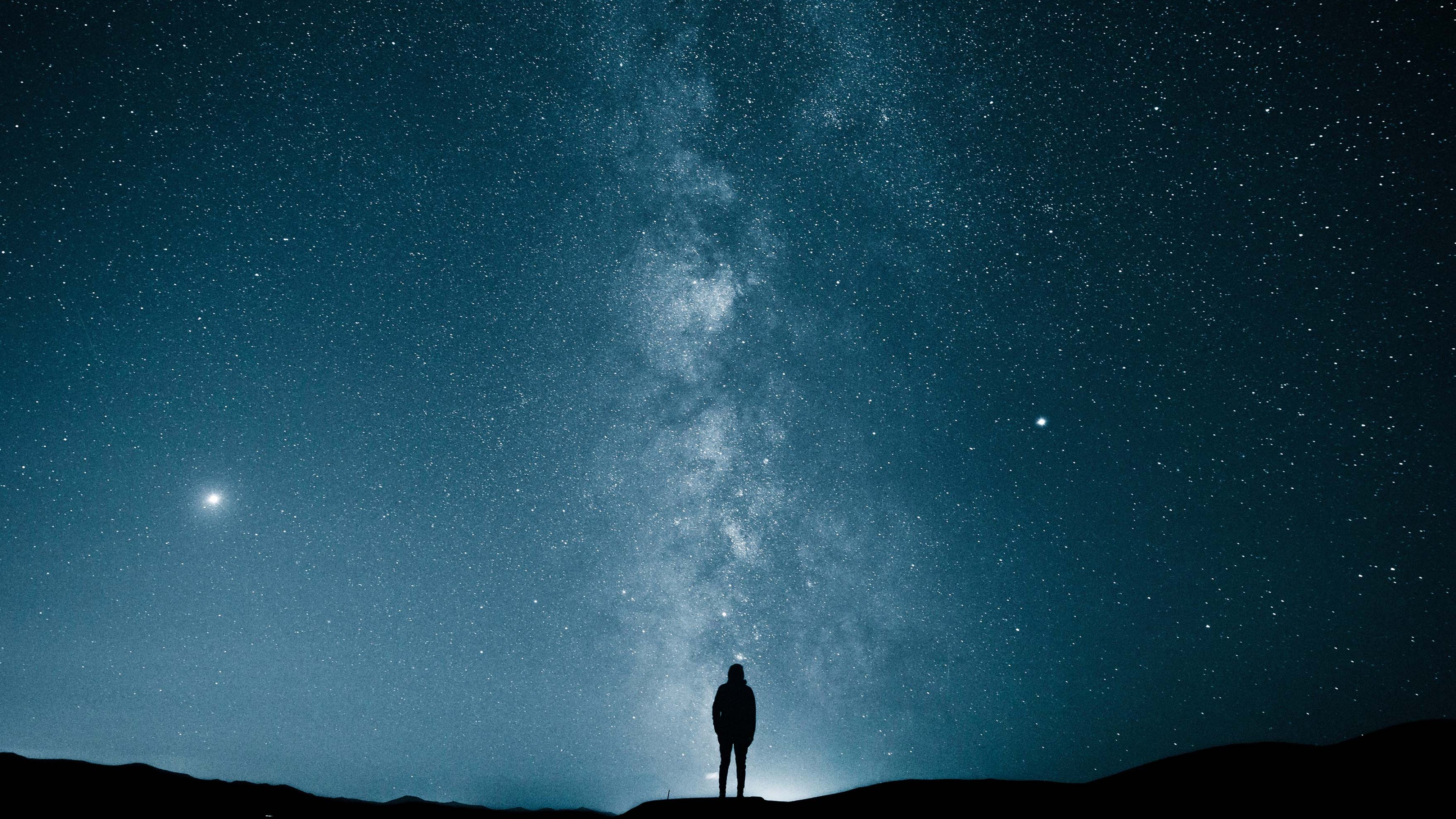 milky way, stars, 4K, HD Wallpaper